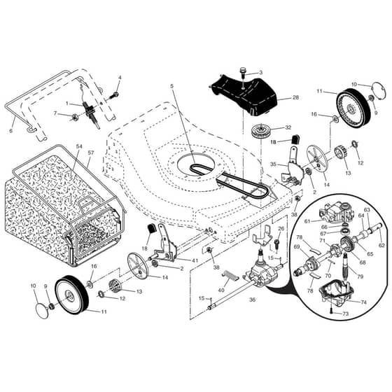 McCulloch EDITION 1XXL - 96141014601 - 2010-10 - Frame Parts Diagram