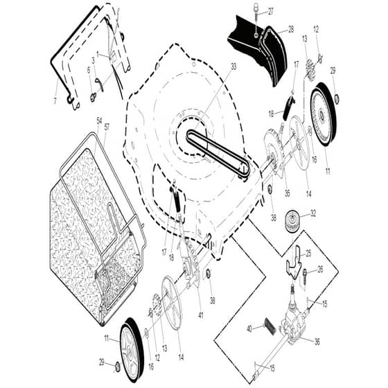 McCulloch EDITION 1XXL - 96141020000 - 2009-06 - Frame Parts Diagram