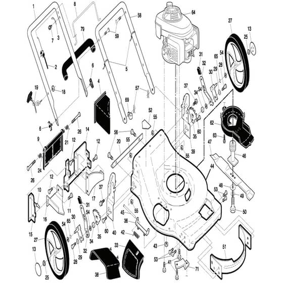 McCulloch EDITION 1XXL-R - 96141016302 - 2008-02 - Frame Parts Diagram