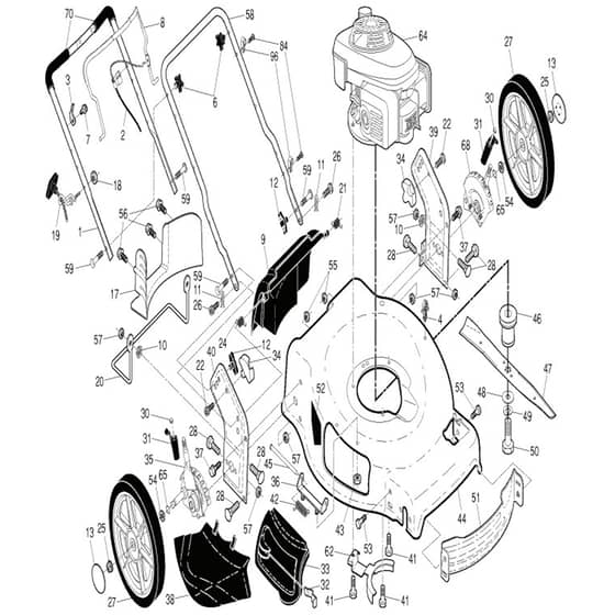 McCulloch EDITION XXL - 96141023000 - 2010-03 - Frame Parts Diagram