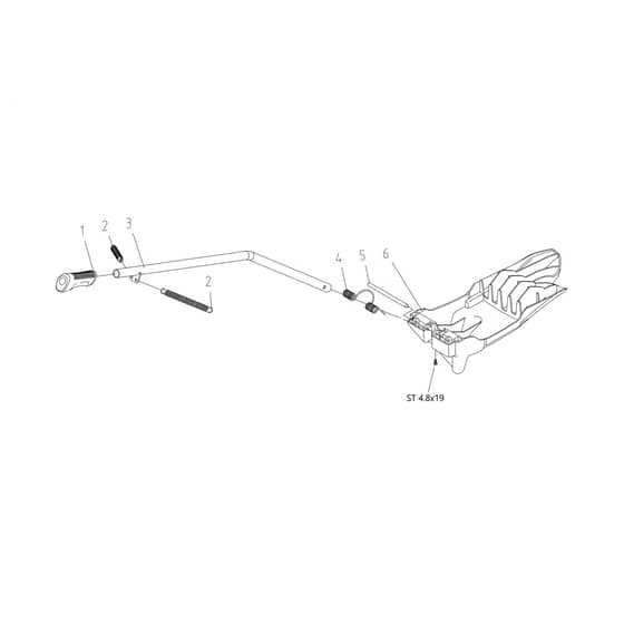 EF 102R/16 K - 2025 - Efco Ride On Mower Mulching Kit Diagram