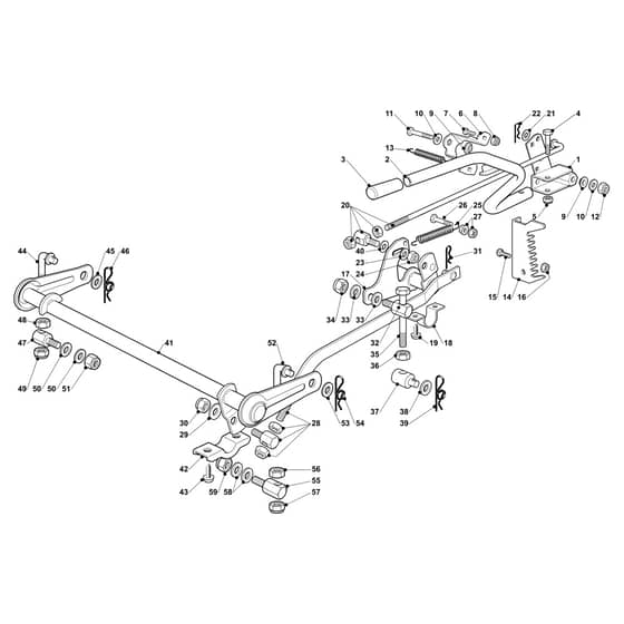 EF 103/16 K - 2019 - Efco Ride On Mower Cutting Plate Lifting Diagram