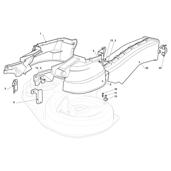 EF 103/ 21 - 2019 - Efco Ride On Mower Guards Diagram