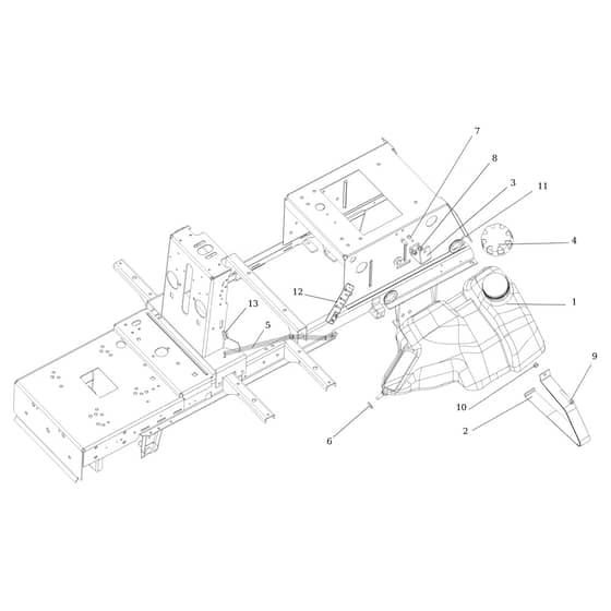 EF 106/15.5 H - 2015 - Efco Ride On Mower Tank Diagram