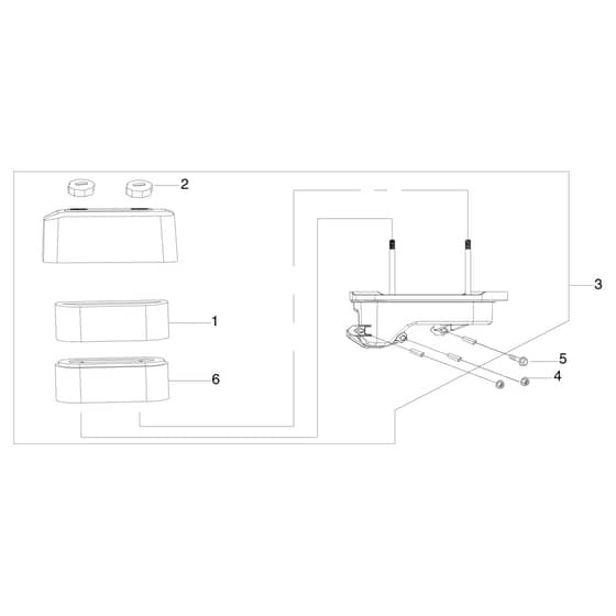 EF 106/16 KH (K1600AVD - EURO5) - 2021 - Efco Ride On Mower Air Filter Diagram