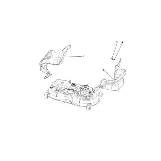 EF 106/16 KH (K1600AVD - EURO5) - 2023 - Efco Ride On Mower Mowing deck 02 Diagram