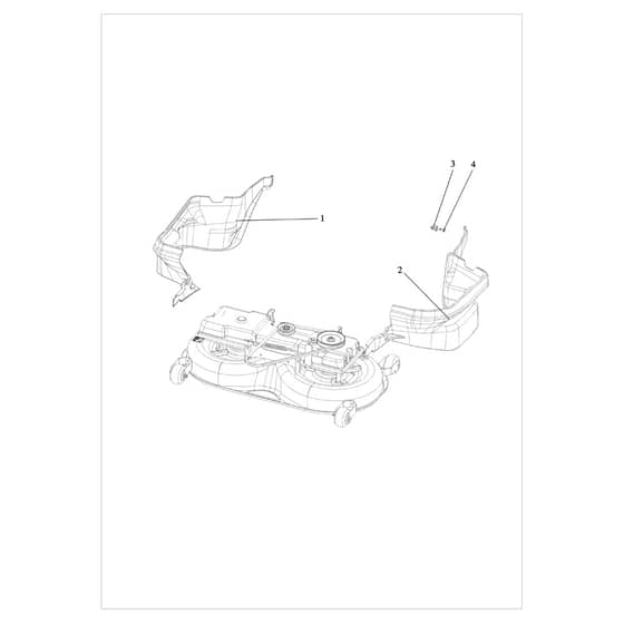 EF 106/24 KH (K2400AVD V-twin) - 2018 - Efco Ride On Mower Mowing deck 02 Diagram