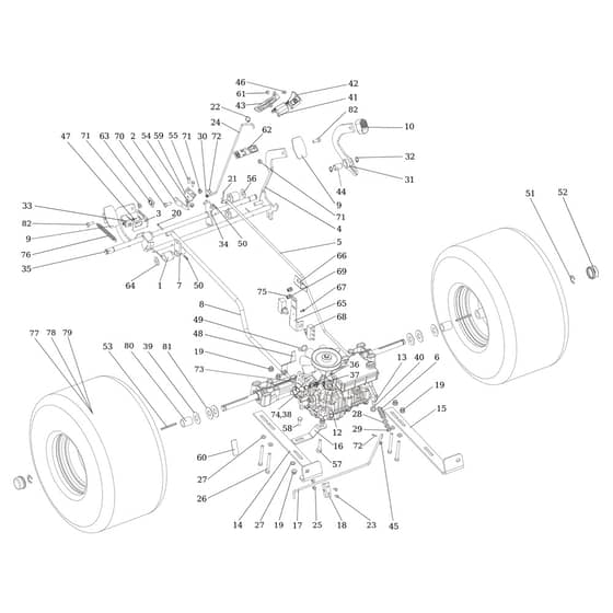 EF 106/24 KH (K2400AVD V-twin - EURO5) - 2023 - Efco Ride On Mower Transmission Diagram
