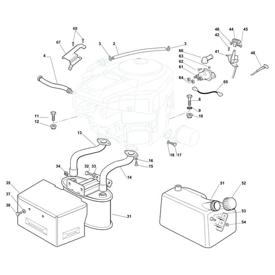 EF 123/22 V - 2020 - Efco Ride On Mower Engine Diagram