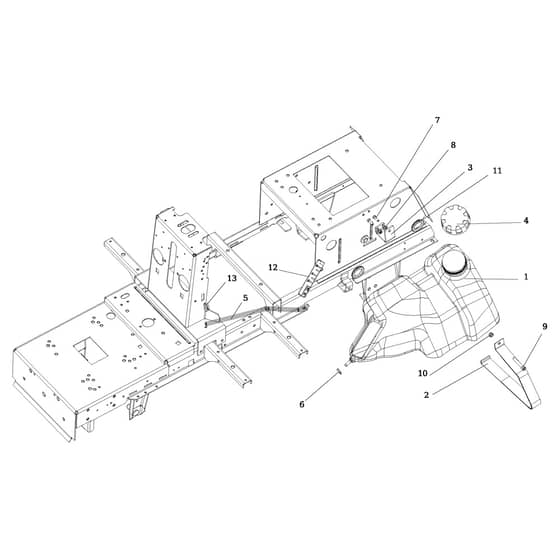 EF 124/22 H - 2016 - Efco Ride On Mower Tank Diagram