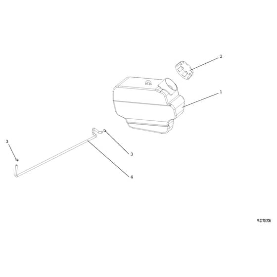 EF 92/24 KH (K2400AVD TWIN) - 2016 - Efco Ride On Mower Tank Diagram