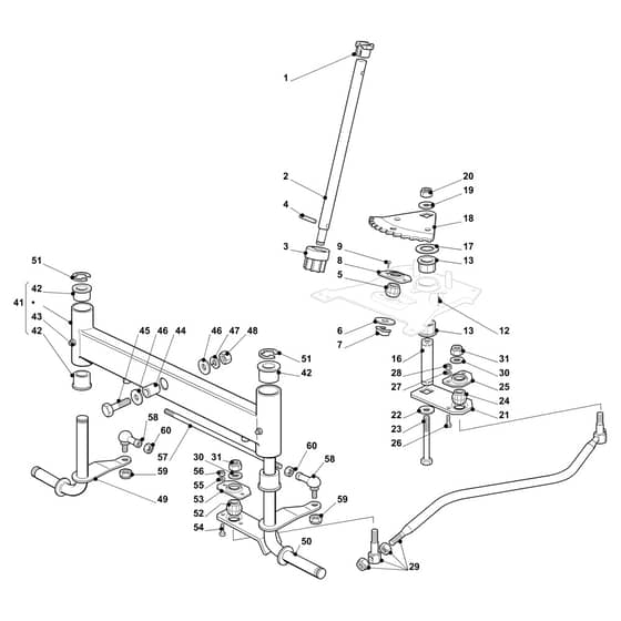 EF 93/16 K - 2019 - Efco Ride On Mower Steering Diagram