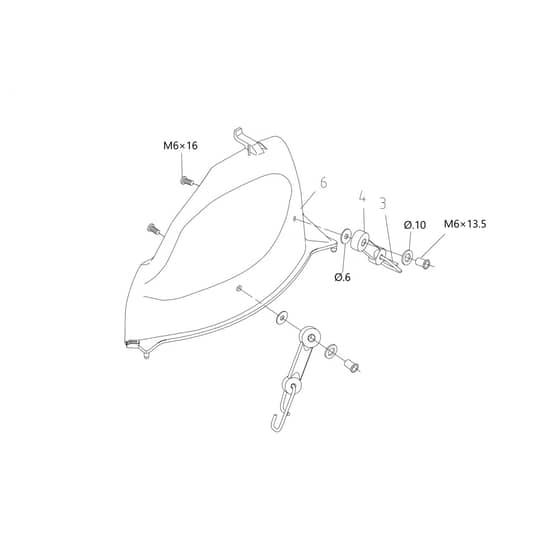 EF 99L/14.5 K - 2024 - Efco Ride On Mower Mulching Kit Diagram