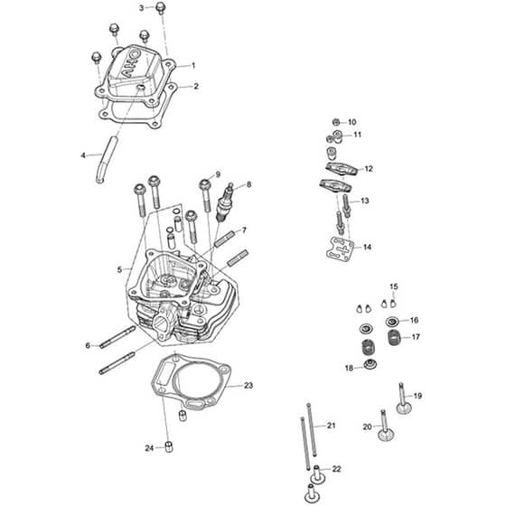 Makita EG2250A - Petrol Generator - Power Tool 01 Diagram
