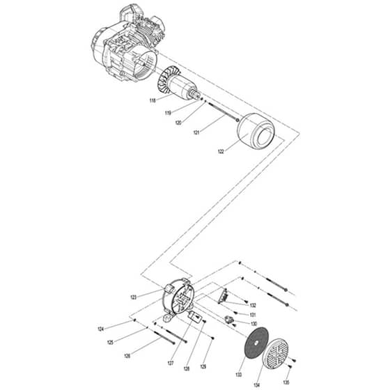 Makita EG2250A - Petrol Generator - Power Tool 07 Diagram