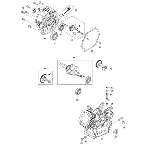 Makita EG4550A - Petrol Generator - Power Tool 03 Diagram