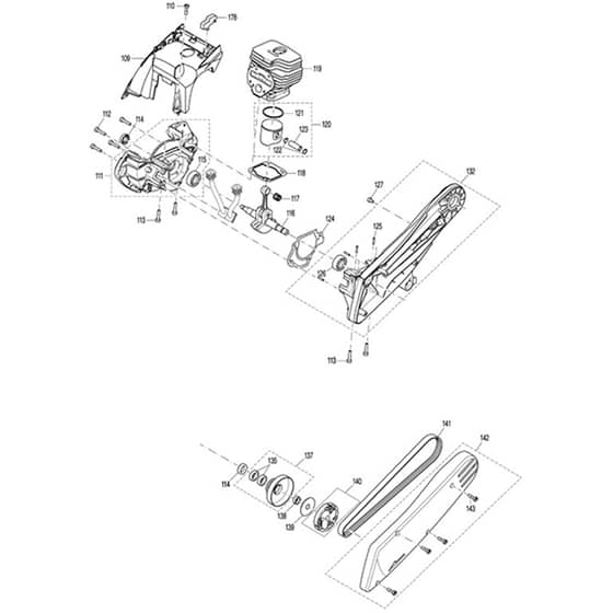 Makita EK6100 - Power Cutter - Power Tool 05 Diagram