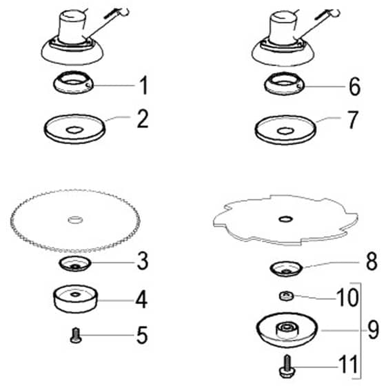 McCulloch ELITE 2 010 L - 2007-02 - Cutting Equipment (2) Parts Diagram