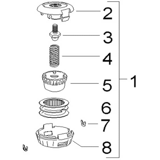 McCulloch Elite 2 710 L - 2007-03 - Cutting Equipment (2) Parts Diagram