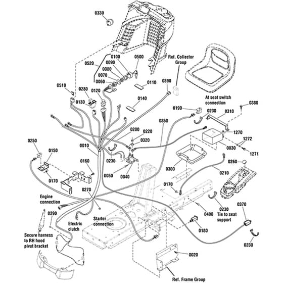 Snapper ELT17538RDF 1696111-00 Electrical Group
