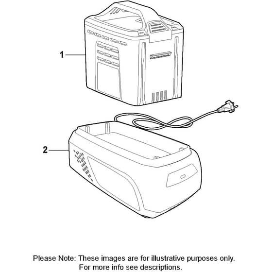 EMPRESS 51 Li Kit - 2022 - 2L0536803/M22 - Mountfield Rotary Mower Battery Diagram