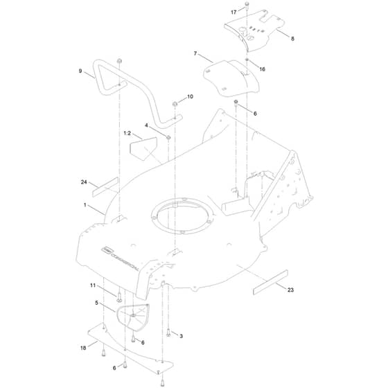 Toro eProline Heavy-Duty 53cm - 22276 (415200000 - 999999999) Housing