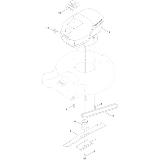 Toro eRecycler eS52VST 52cm - 21853 (400000000 - 414999999) Motor Module and Blade