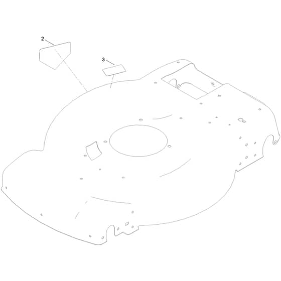 Toro eRecycler eS55AST 55cm - 21864 (413000000 - 414999999) Housing Decal No. 145-1525