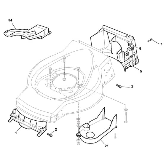 ESL 464 TR - 2013-2014 - 299274626/CPL - Castel Garden Rotary Mower Front Conveyor Assy Diagram