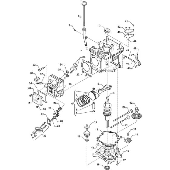 ESTATE 2084 - 2018 - 2T2000481/ST1 - Stiga Ride On Mower Crankshaft Diagram