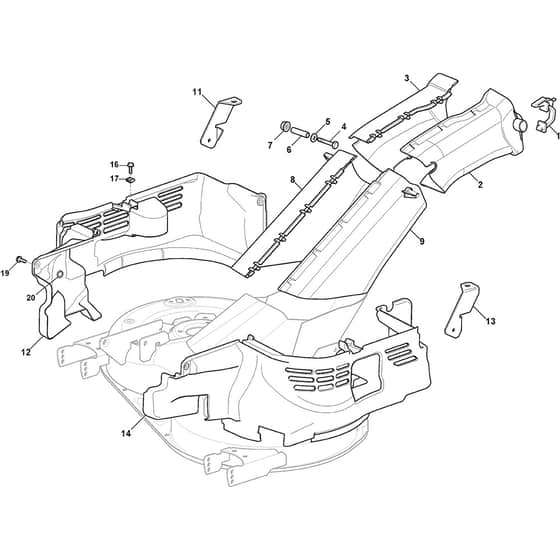 ESTATE 384 - 2023 - 2T2110281/ST2 - Stiga Ride On Mower Belt Protection Diagram