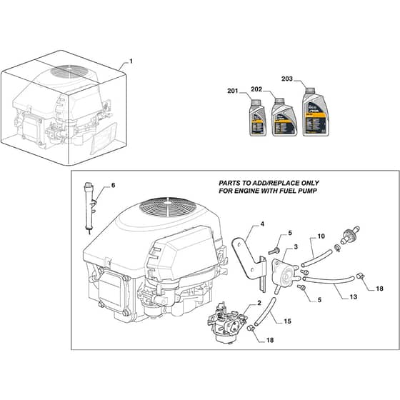 ESTATE 384 SE - 2024-2025 - 2T2105481/ST1 - Stiga Ride On Mower Fuel Pump Diagram