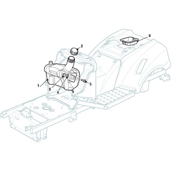 ESTATE 4092 H - 2018-2022 - 2T0430481/ST1 - Stiga Ride On Mower Tank Diagram