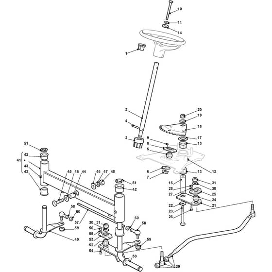 ESTATE 5092 H - 2014-2015 - 2T0430281/14 - Stiga Ride On Mower Steering Diagram