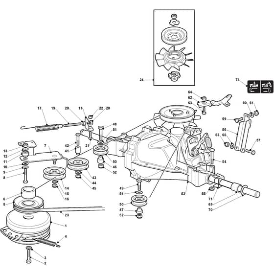 ESTATE 5092 H - 2014-2015 - 2T0430281/14 - Stiga Ride On Mower Transmission Diagram