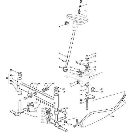 ESTATE 5102 HW - 2018-2019 - 2T1720681/ST1 - Stiga Ride On Mower Steering Diagram