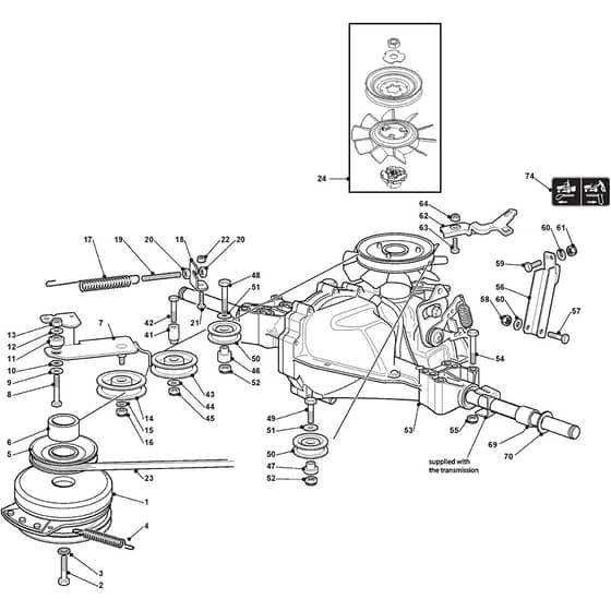 ESTATE 5102 HW - 2018-2019 - 2T1720681/ST1 - Stiga Ride On Mower Transmission Diagram