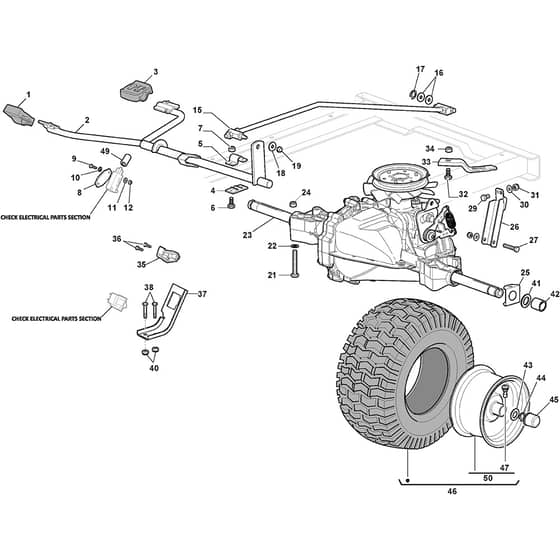 ESTATE 598 - 2023 - 2T2620281/ST2 - Stiga Ride On Mower Loncin Transmission Diagram