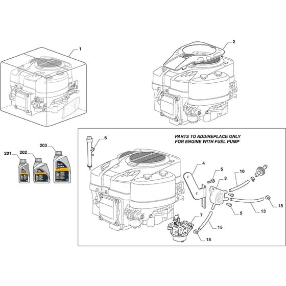 ESTATE 598 - 2022-2025 - 2T2620481/ST2 - Stiga Ride On Mower Fuel Pump Diagram