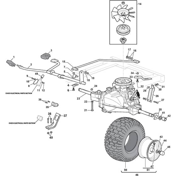 ESTATE 598 W Special - 2022-2025 - 2T2600381/ST2 - Stiga Ride On Mower Hydro-Gear Unit Diagram