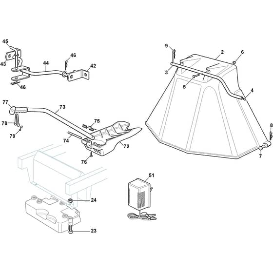 ESTATE 6102 HW - 2021 - 2T0970281/ST1PSA - Stiga Ride On Mower Options Diagram