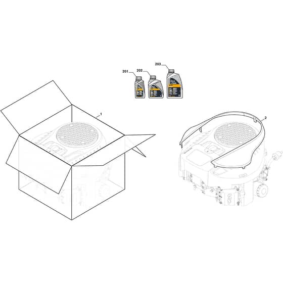 ESTATE 6122 HW2 - 2020 - 2T1310481/ST1 - Stiga Ride On Mower Engine Cover Diagram