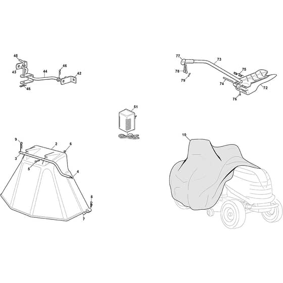 ESTATE 792 SE - 2024 - 2T0780481/ST2 - Stiga Ride On Mower Options Diagram