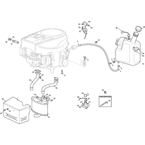 ESTATE 9102 WX - 2023 - 2T1425481/ST1P - Stiga Ride On Mower Engine Diagram
