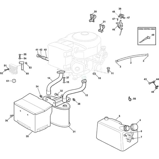 ESTATE 9122 W - 2022-2024 - 2T1310381/ST2P - Stiga Ride On Mower Engine Diagram