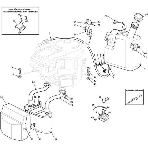 ESTATE Pro 9122 XWSY - 2018-2020 - 2T1530281/ST1 - Stiga Ride On Mower B&S Engine Diagram
