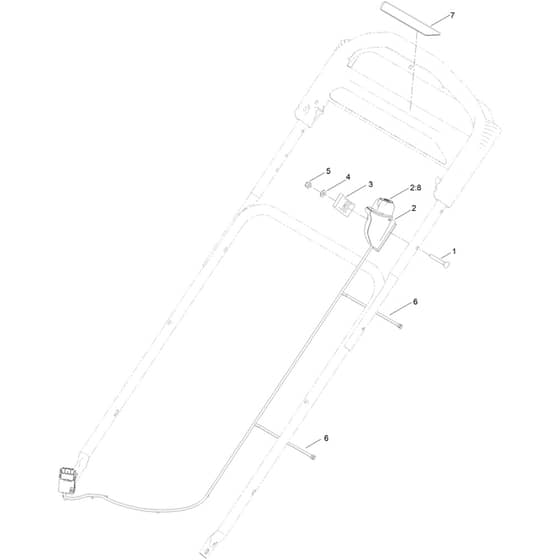 Toro eSuper Recycler eC48A 48cm - 21848 (418000000 - 999999999) Starter Switch