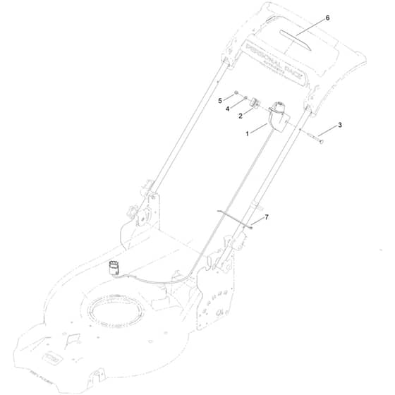 Toro eSuper Recycler eC53AST 53cm - 21695 (400000000 - 414999999) Starter Switch
