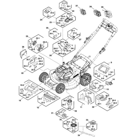 Snapper ESXD19PWM82K-1687922-00 Battery and Cover Group