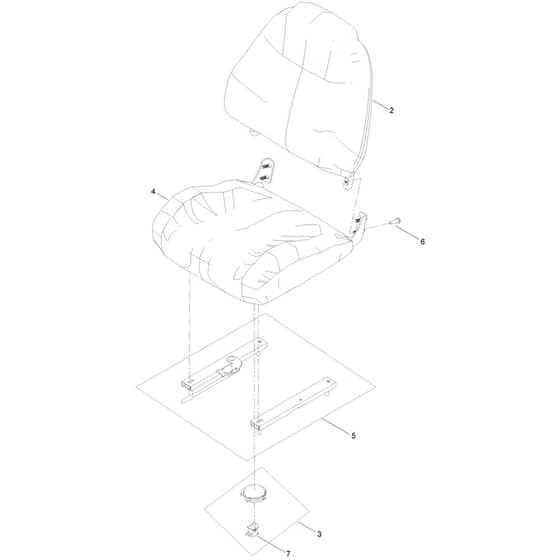 Toro eTimeCutter 107cm - 75642 (416300000 - 417299999) Seat